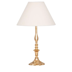 Table Lamp Gold Without Crystal (Without Shade)